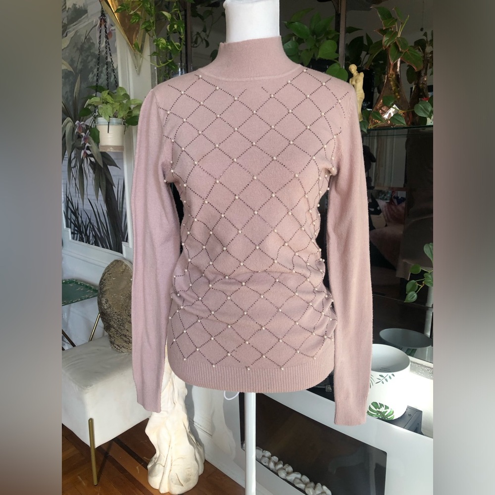 ICE CUBE RHINESTONE EMBELLISHED SWEATER 💎